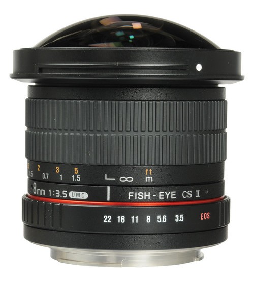 Samyang For Canon 8mm f/3.5 HD Fisheye Lens